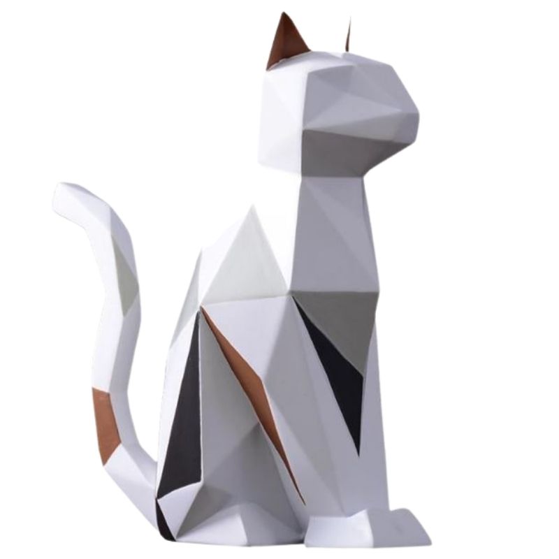 Cat Origami Statue