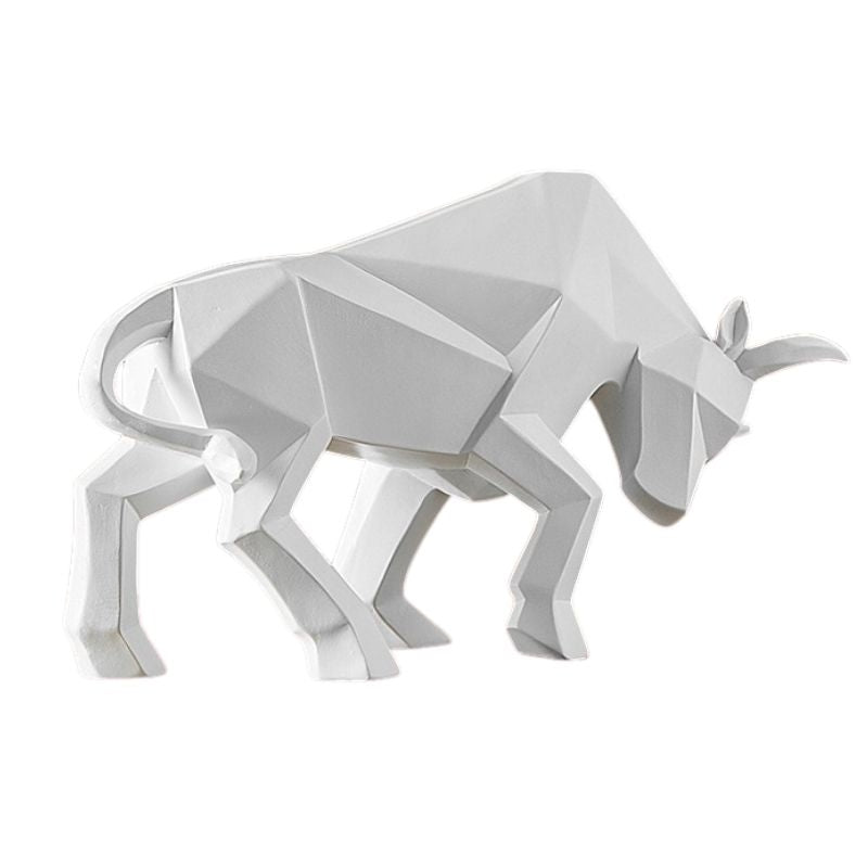 Origami Taureau Statue