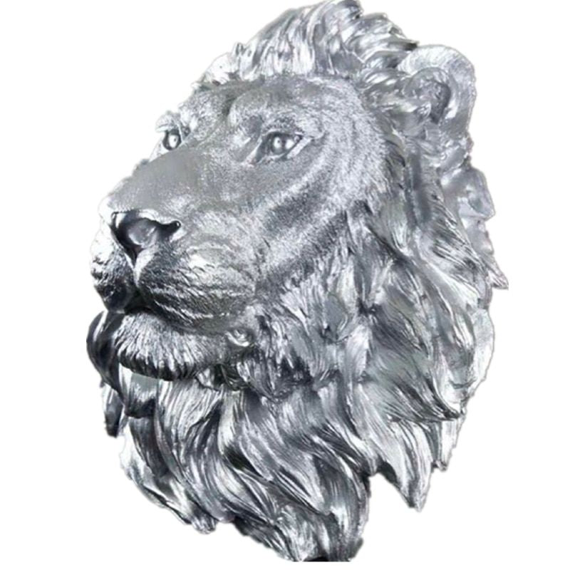 Statue Lion Wall Resin